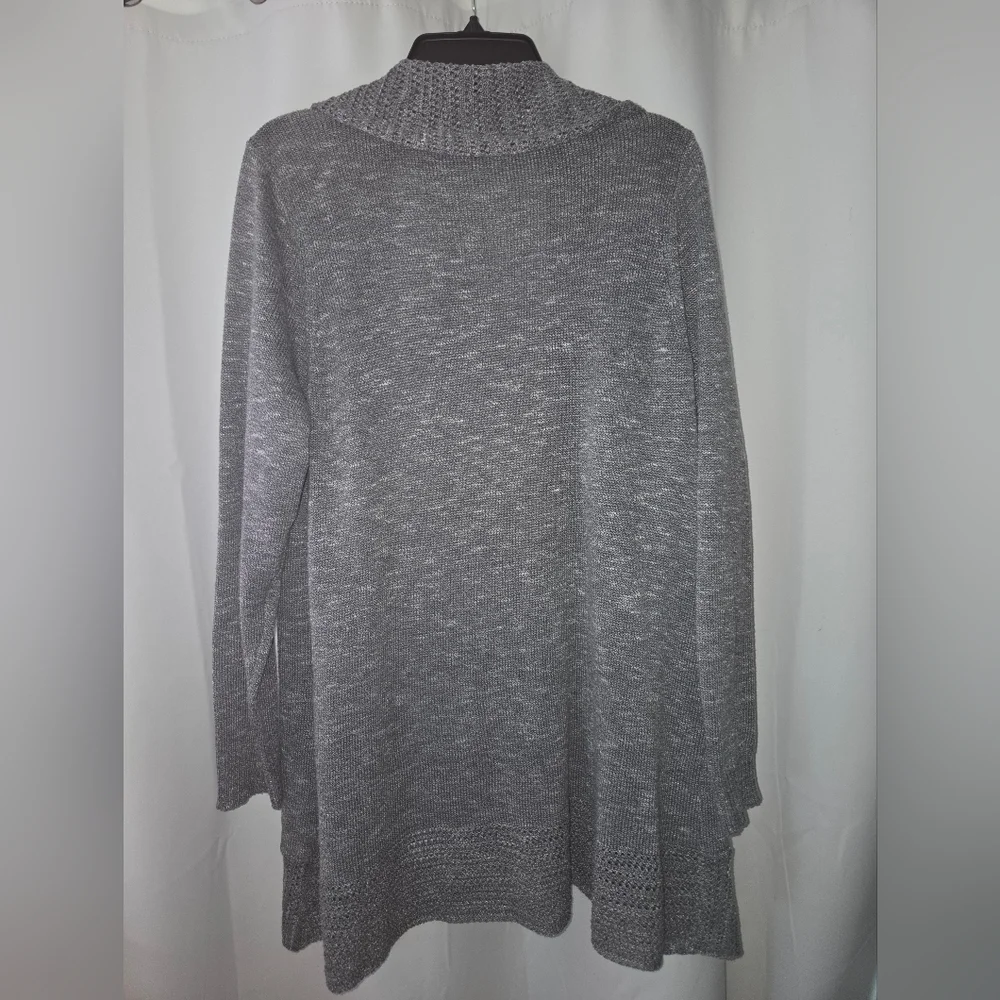 Torrid Heather Gray Knit Cardigan - Picture 4 of 4